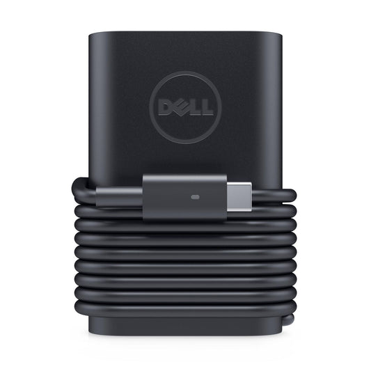 DELL 492-BBUS 45W USB Type-C Power Adapter – Indoor AC-DC Black, LED Indicator
