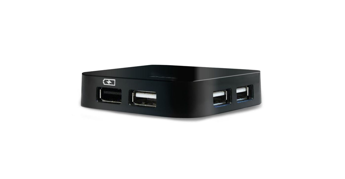 D-Link DUB-H4/E 4-Port USB 2.0 Hub – 480 Mbit/s, LED, Plug & Play