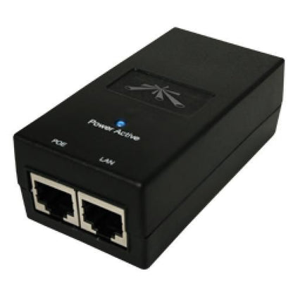 Ubiquiti POE-24-12W-G PoE Adapter – 24V 12W 2-Port RJ-45 Black