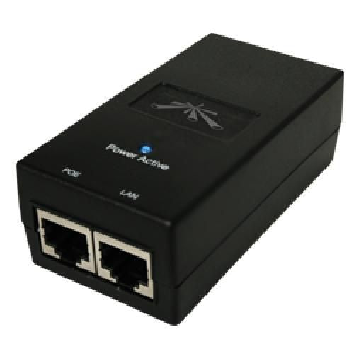 Ubiquiti POE-24-12W-G PoE Adapter – 24V 12W 2-Port RJ-45 Black