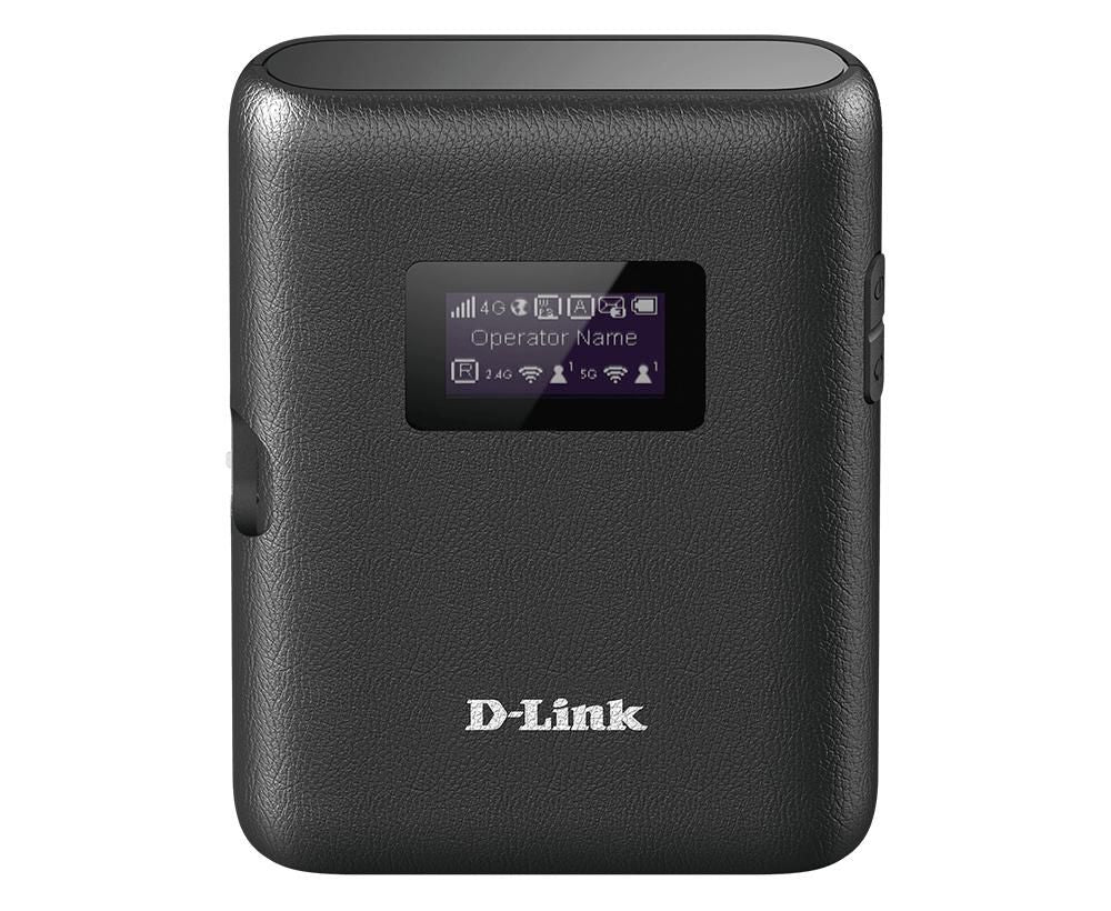 D-Link DWR-933 Portable 4G LTE Dual-Band Wi-Fi 5 Mobile Router – 2800mAh, Black