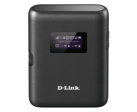 D-Link DWR-933 Portable 4G LTE Dual-Band Wi-Fi 5 Mobile Router – 2800mAh, Black