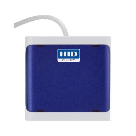 Omnikey R50220318-DB Smart Card Reader – USB 2.0, Blue, CE Certified
