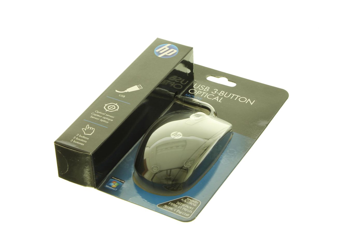 Hewlett Packard Enterprise RP000347611 Wired Mouse – Optical USB Type-A Black