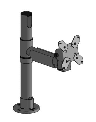 Ergonomic Solutions SPV1104-02 Mounting Kit – 400mm, Black, Stainless Steel