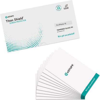 eSTUFF ES501435-10BULK Full Cover Titan Shield Screen Protector 10-Pack