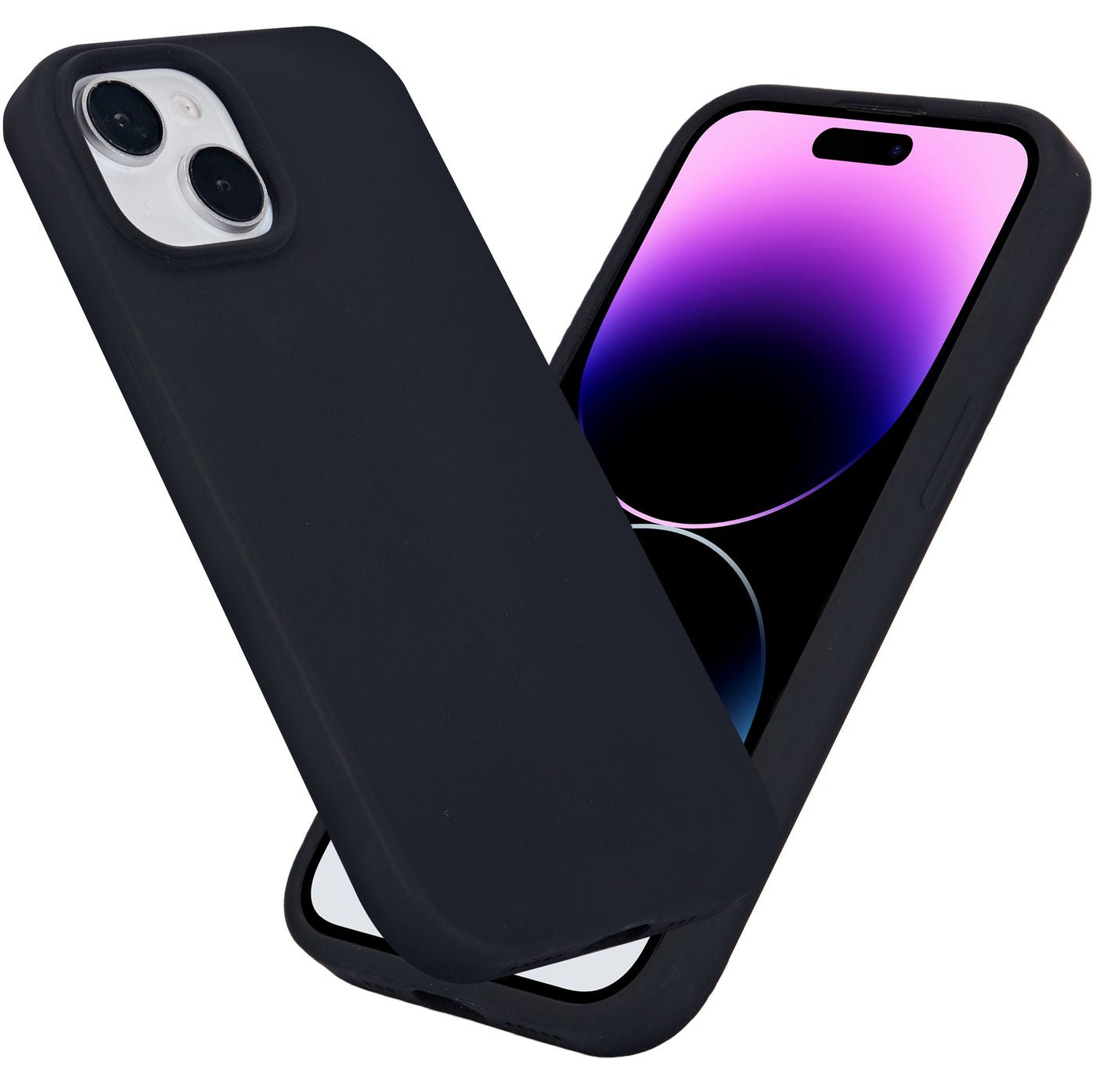eSTUFF ES67150041-BULK Smart Phone Case – Magnetic Silicone Cover Black 81% Recycled