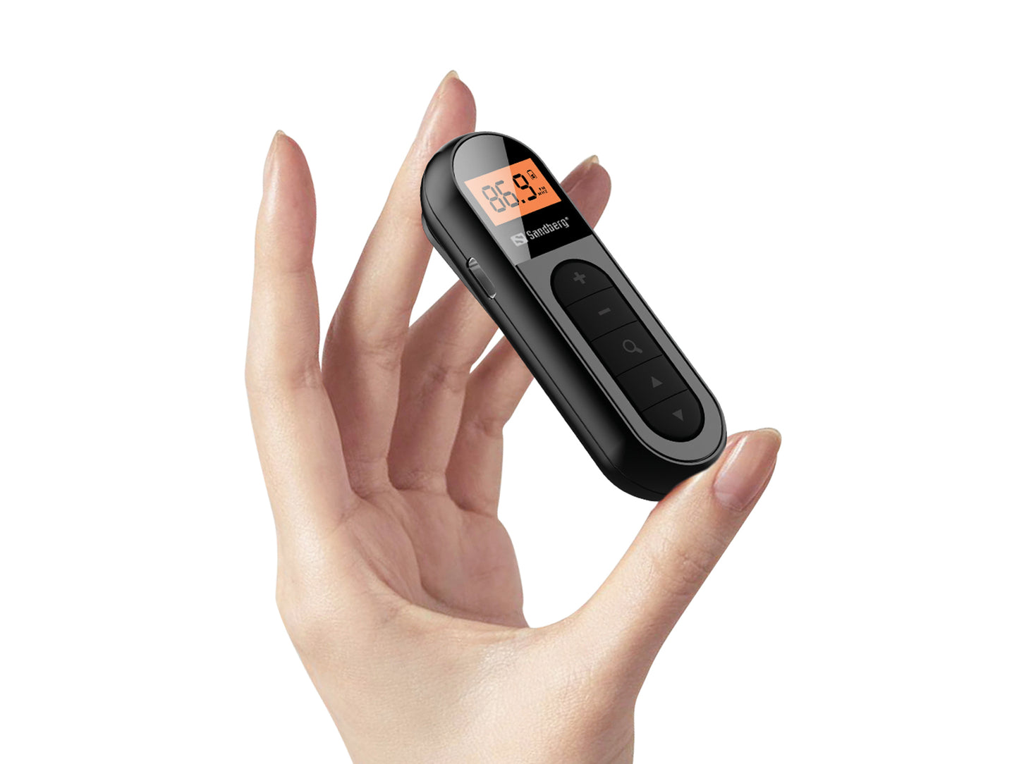 Sandberg 421-01 Pocket Radio – Portable FM Rechargeable Black