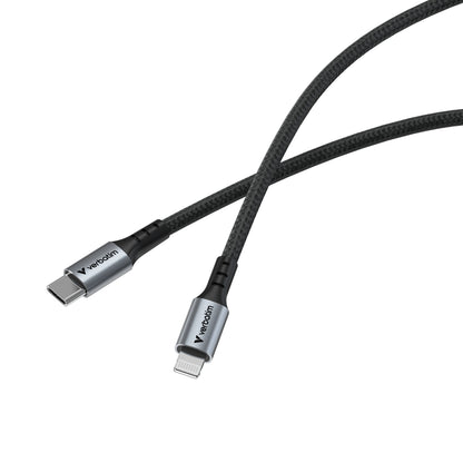 Verbatim 31844 USB-C to Lightning Cable – MFi Certified 1.2m 60W Black