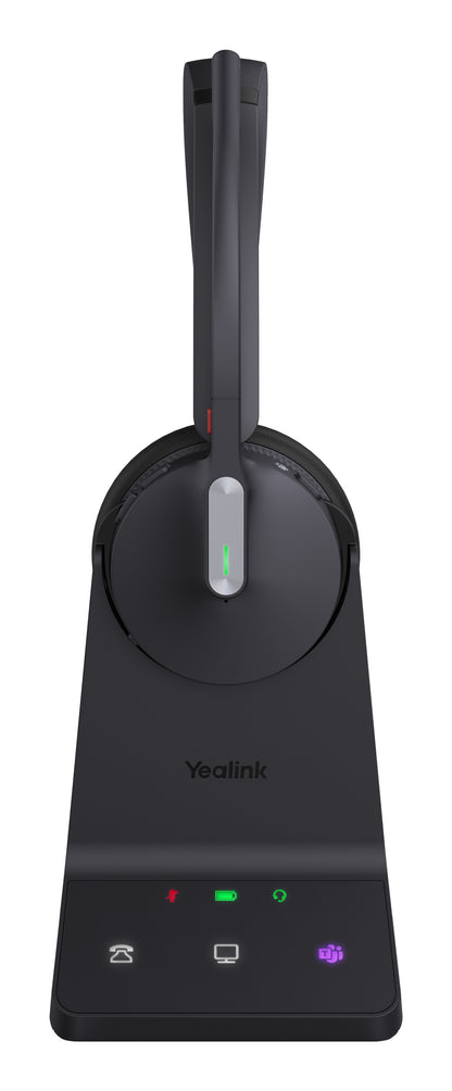 Yealink 1208674 WH64 Dual Teams Headset – Wireless DECT Bluetooth, Black