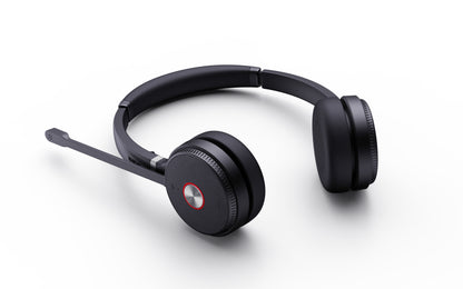 Yealink 1308006 WH62 Dual UC Headset – Wireless, DECT, 160m Range, Black