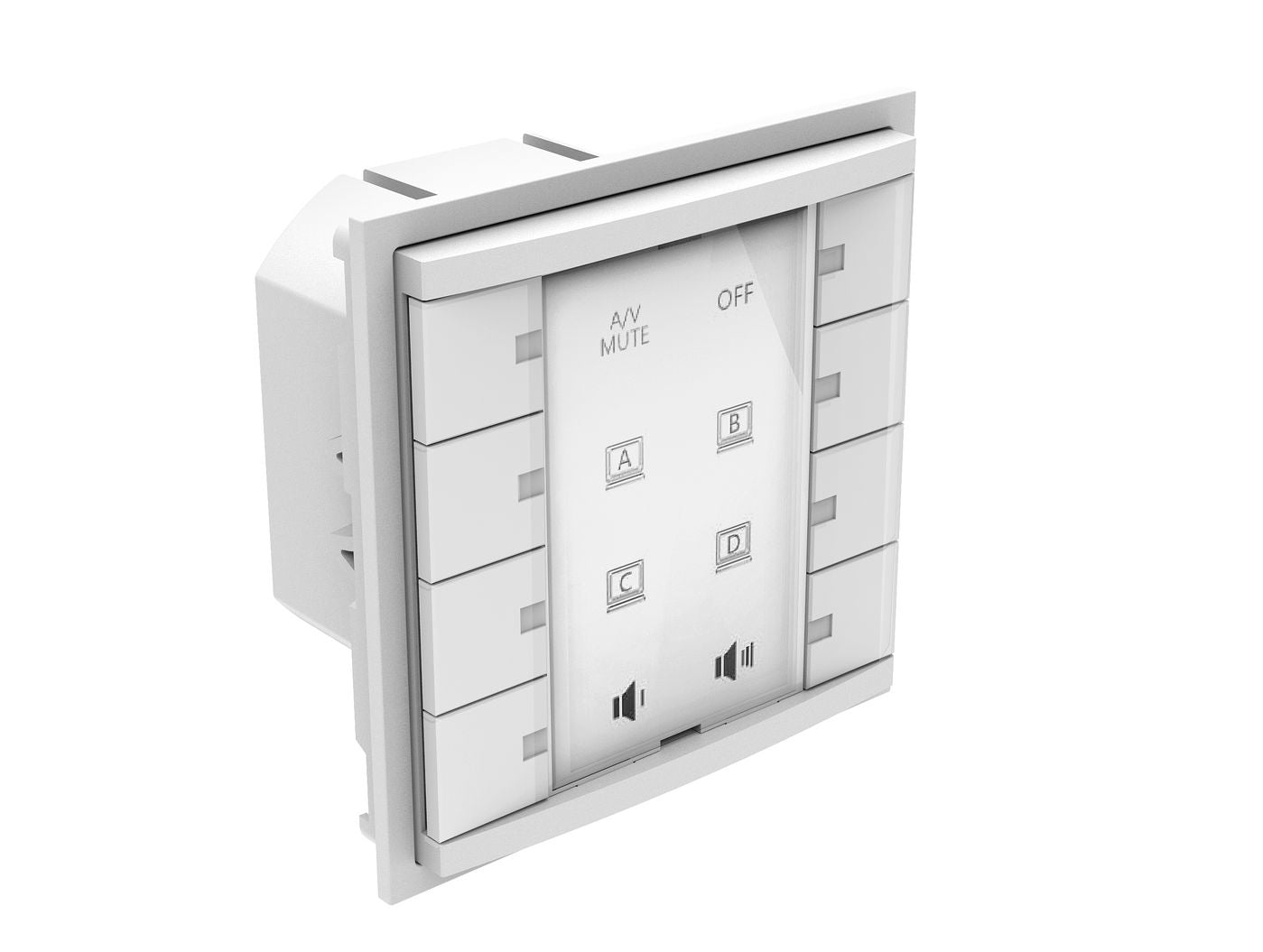 Vivolink VLCP8B Control Keypad – 8-Button Panel White DC 12V