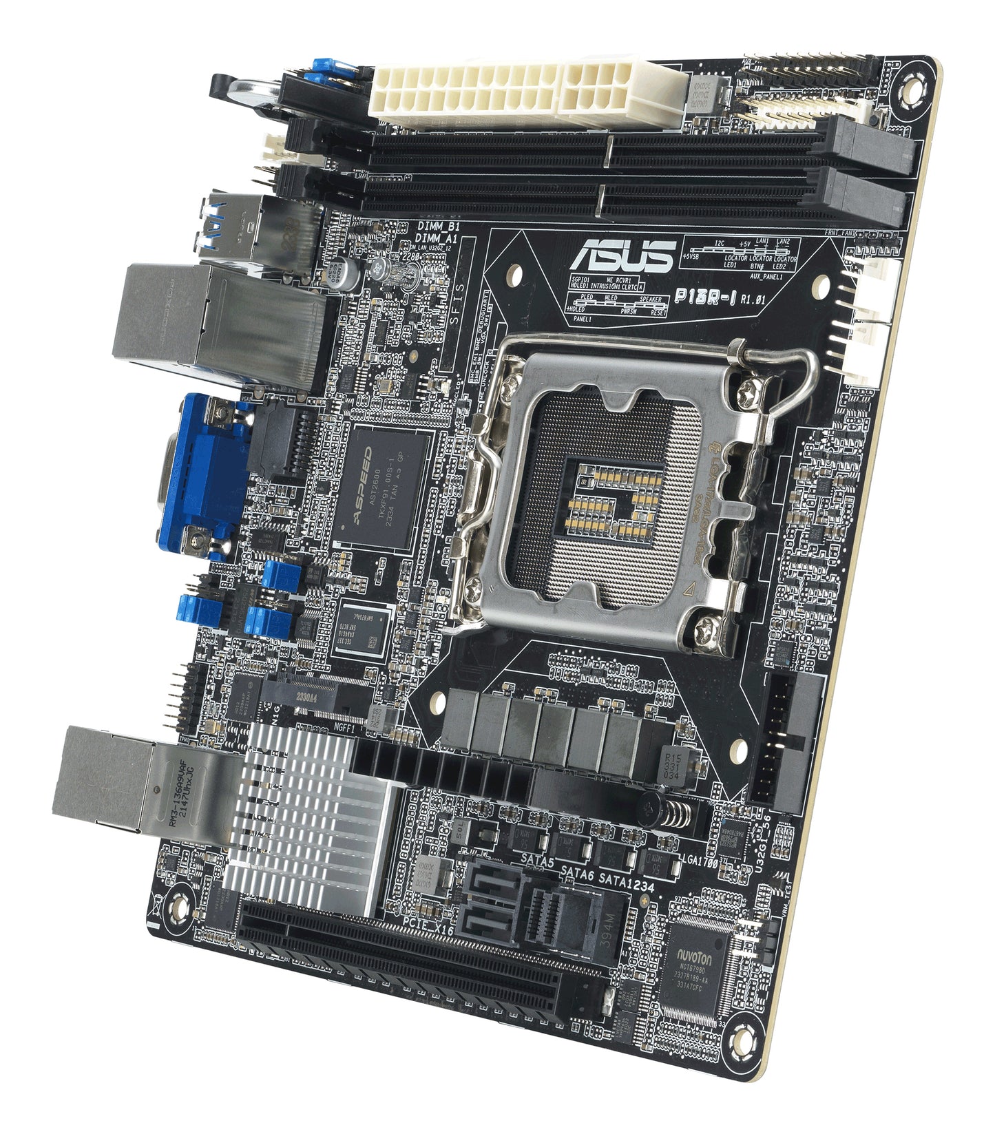 Asus 90SB0CR0-M0UAY0 Mini ITX Server Motherboard – Intel C262, DDR5 ECC, Dual LAN