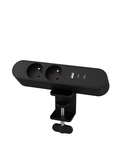 MicroConnect MC-MDPS-FR2-30W Multi Desktop Power Socket 2-Way French 30W USB-A & USB-C