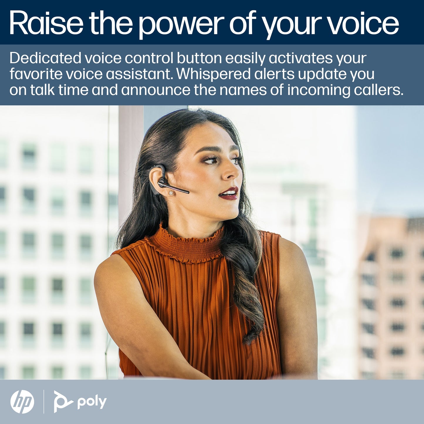 Poly 206110-102 Voyager 5200 USB-A Bluetooth Headset + BT700 Dongle