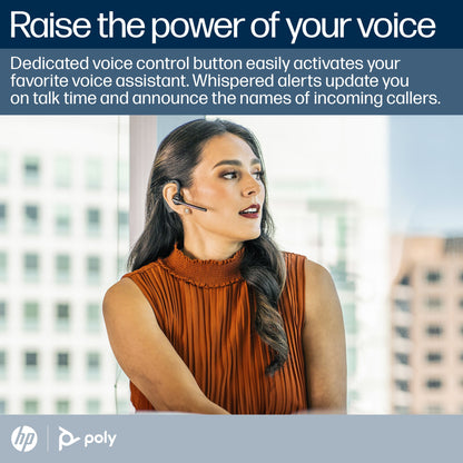 Poly 206110-102 Voyager 5200 USB-A Bluetooth Headset + BT700 Dongle