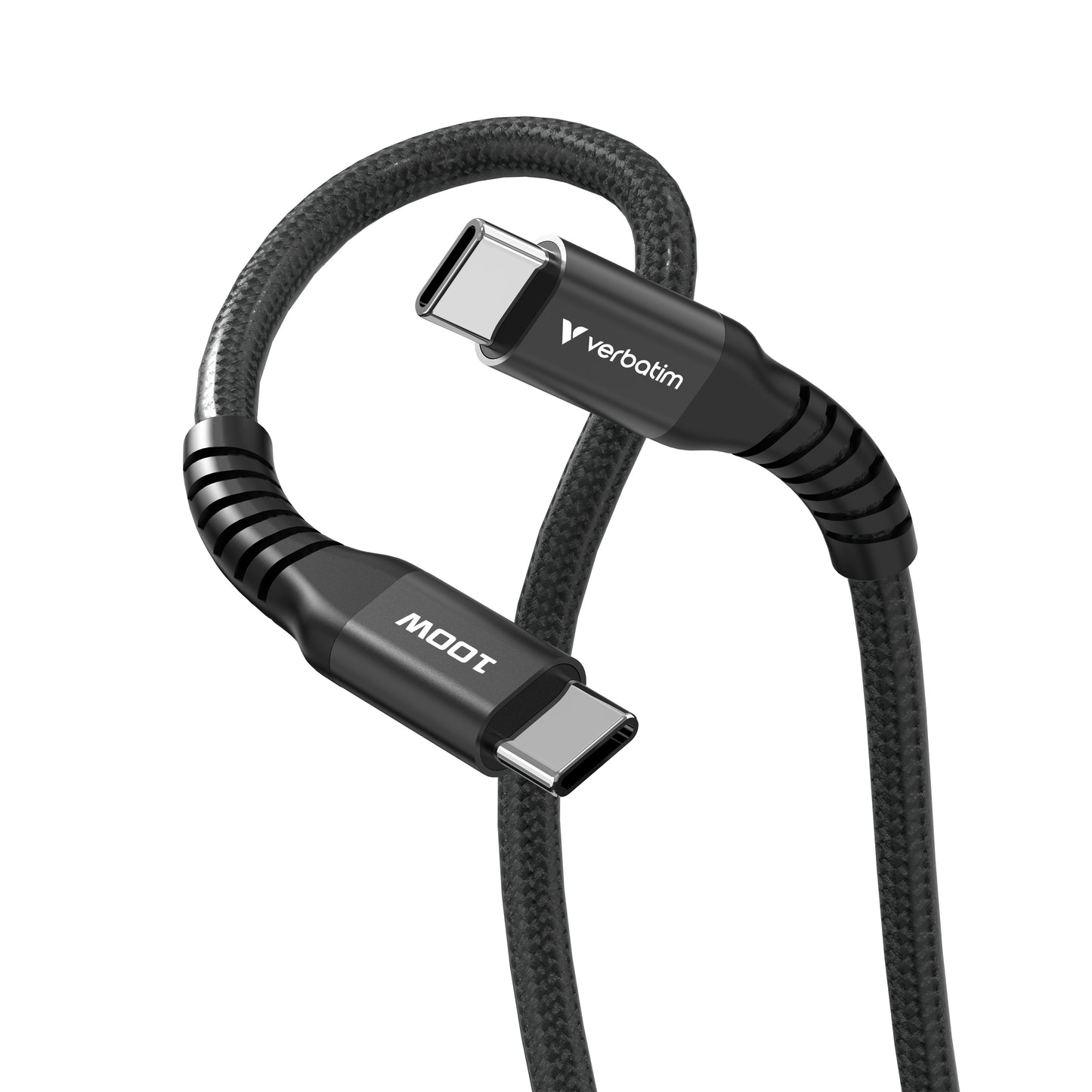 Verbatim 31863 USB-C to USB-C Magnetic Cable 100W 1.2m Black