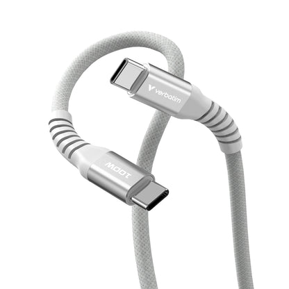 Verbatim 31854 USB-C to USB-C Magnetic Cable – 100W 1.2m Grey