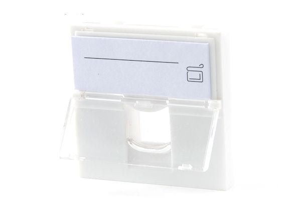 Lanview LKS835 Outlet Box – 1-Port 45x45mm Euro Module