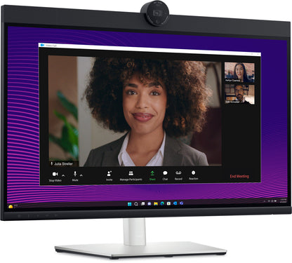Dell P2724DEB 27" Quad HD IPS LCD Monitor with USB Hub, Speakers, Black/Silver