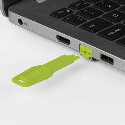 Lindy 47893 RJ45 Port Blocker Key – Green, ABS, CE RoHS Certified