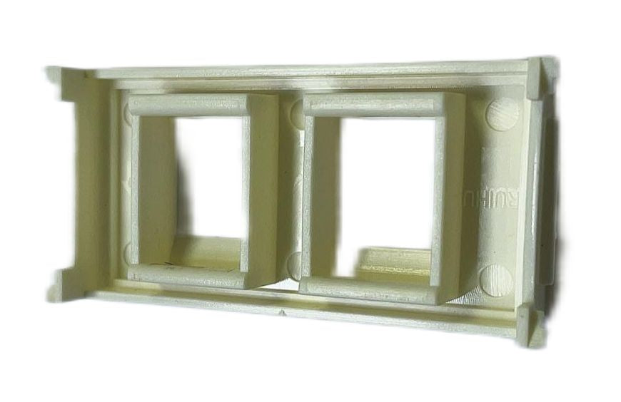 Vivolink WI221266 Wall Outlet Panel – 2 x Keystone Minimalistic Design