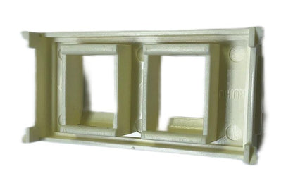 Vivolink WI221266 Wall Outlet Panel – 2 x Keystone Minimalistic Design