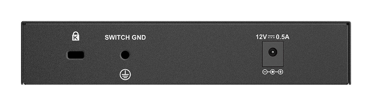 D-Link DMS-107/E 7-Port Multi-Gigabit Unmanaged Network Switch – Metal, Fanless