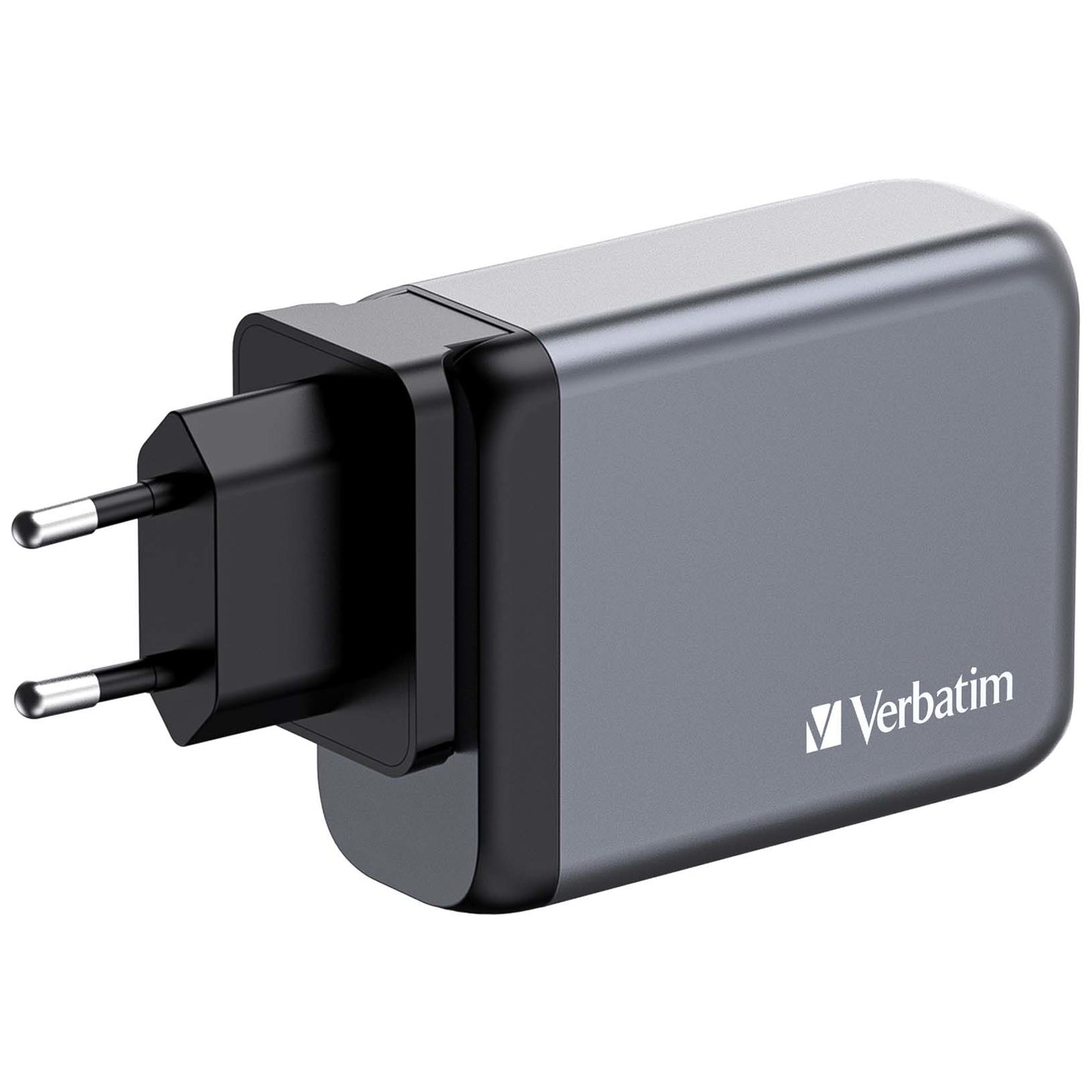 Verbatim 32202 GaN Charger 100W 4-Port USB-C/A Fast Wall Adapter