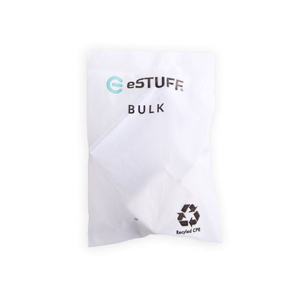 eSTUFF ES637046-BULK USB-C Charger 45W GaN PD EU Plug – White, Recycled Plastic