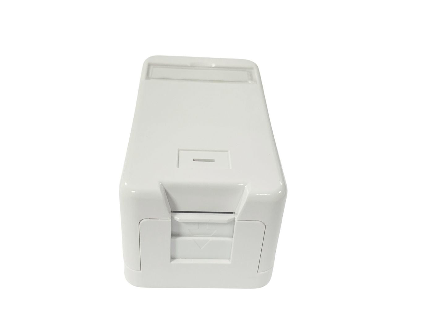Lanview LVN127766 Outlet Box – RJ-45 Socket White Plastic Surface Mount