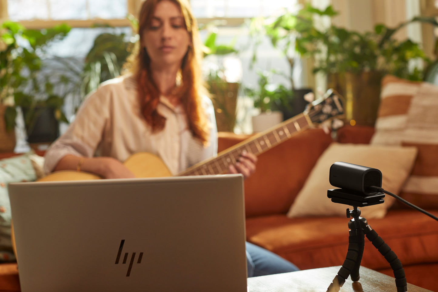 HP 695J5AA 965 4K Streaming Webcam – 8MP USB Auto Focus HDR Black