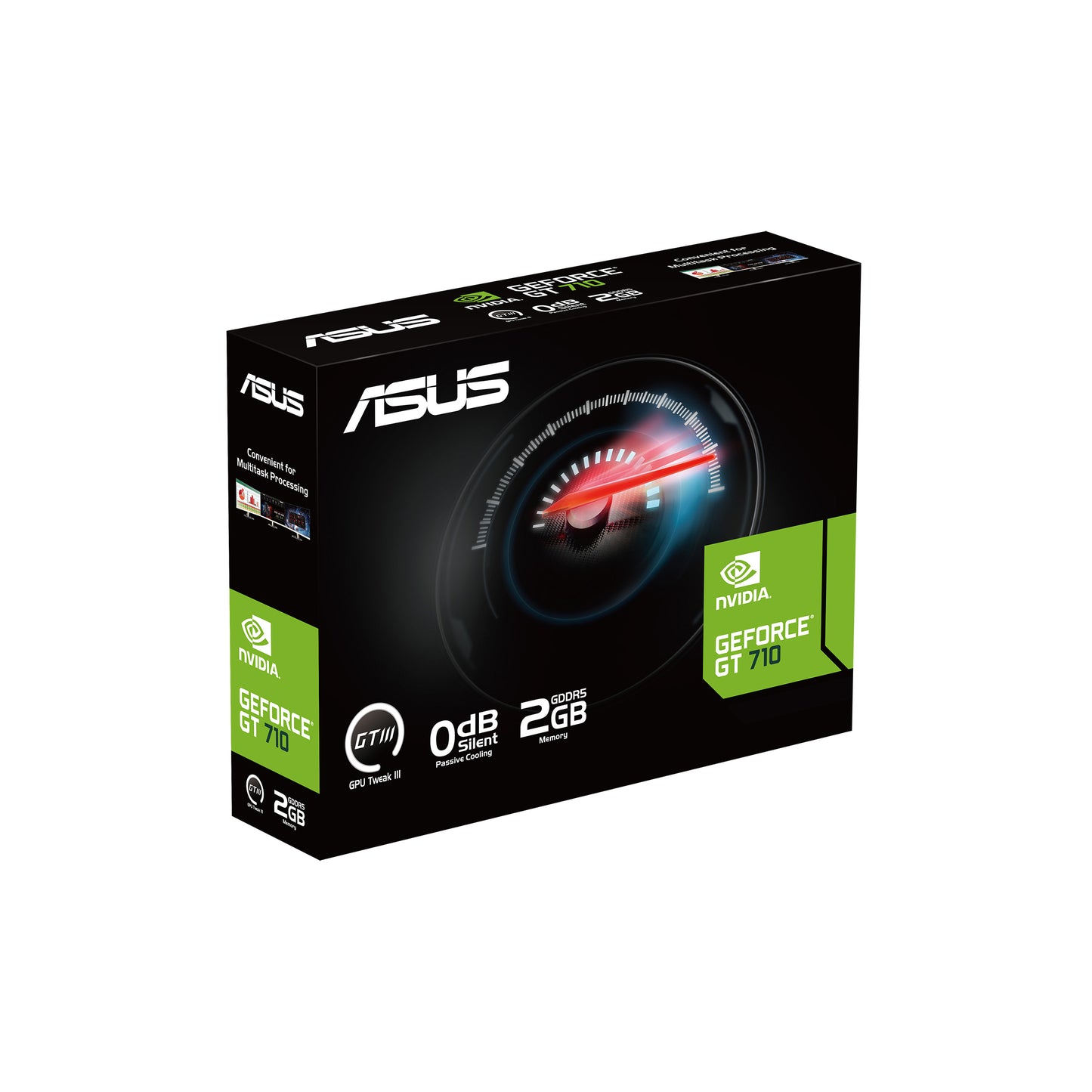 Asus 90YV0ALA-M0NA00 GeForce GT 710 2GB GDDR5 Graphics Card PCIe