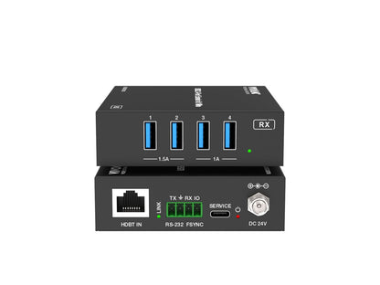 Vivolink VLUSB3EXT100 KVM Extender – USB 3.2 100m 4-Port Kit