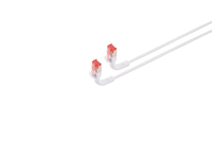 Lanview LV-6AFTP-FLEX-ANG-02W CAT6A U/FTP 2m White LSZH Networking Cable