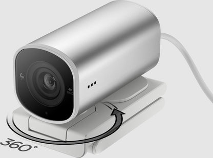 HP 695J6AA 960 4K Streaming Webcam – USB, HDR, Built-In Microphone
