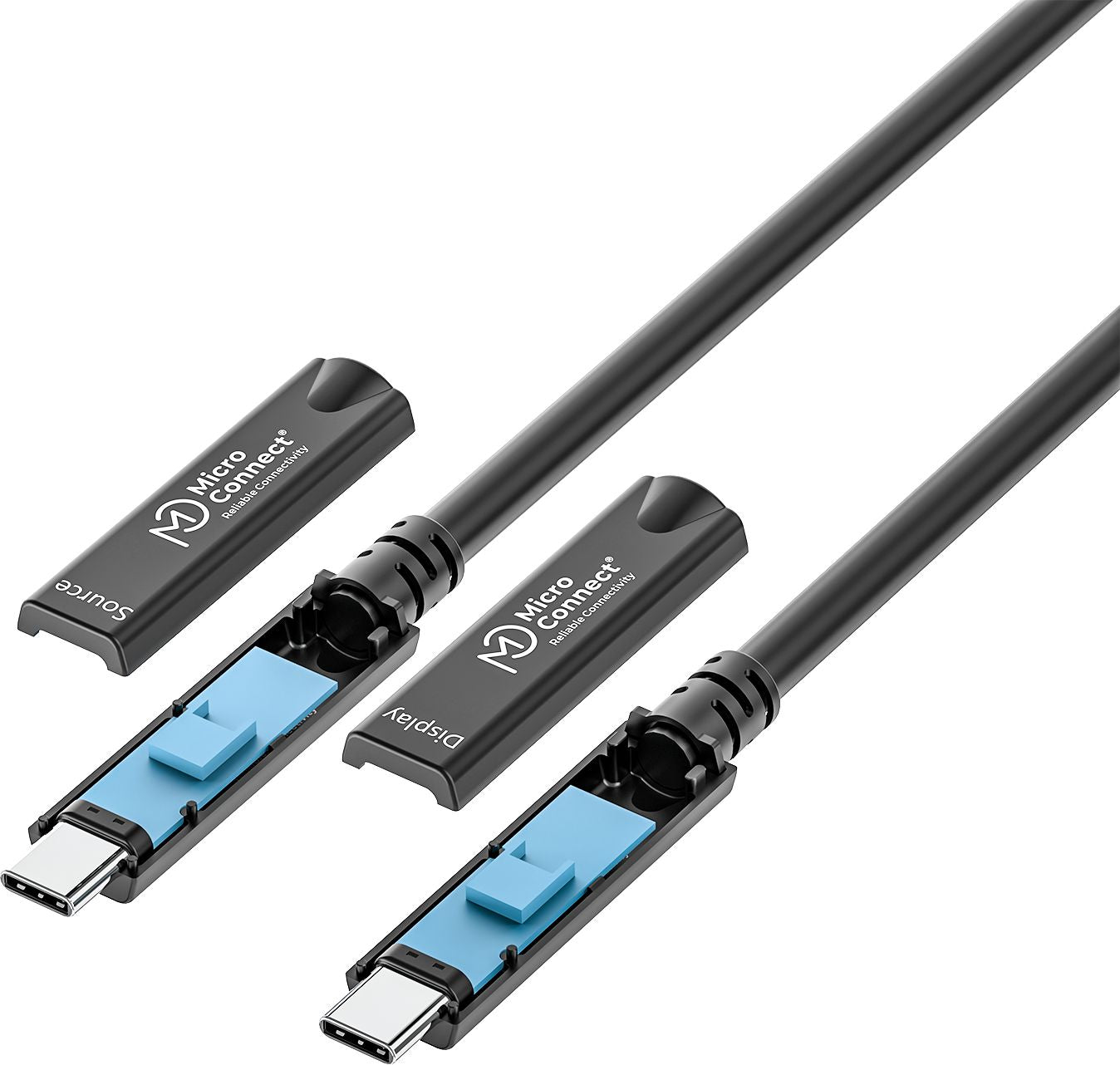 MicroConnect MC-USB3.2CC15-8K-OP USB-C to USB-C Cable 15m – 10Gbps, 8K, 40W