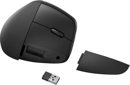 HP 6H1A4AA#ABB 920 Ergonomic Wireless Mouse – Vertical, Rechargeable, 4000 DPI
