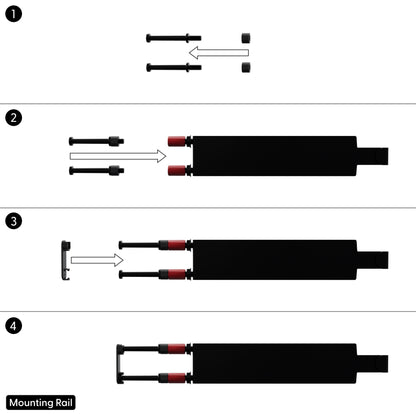 PATCHBOX PBCSX24K Cable Management Panel 24-Pack – Black/Red, Steel