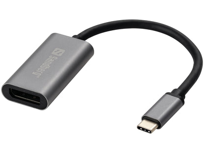 Sandberg 136-19 USB-C to DisplayPort Link Adapter – Grey & White Cable