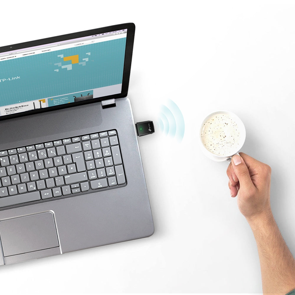 TP-Link ARCHER T2U USB WLAN Adapter – Dual-Band 600 Mbit/s Wi-Fi 5