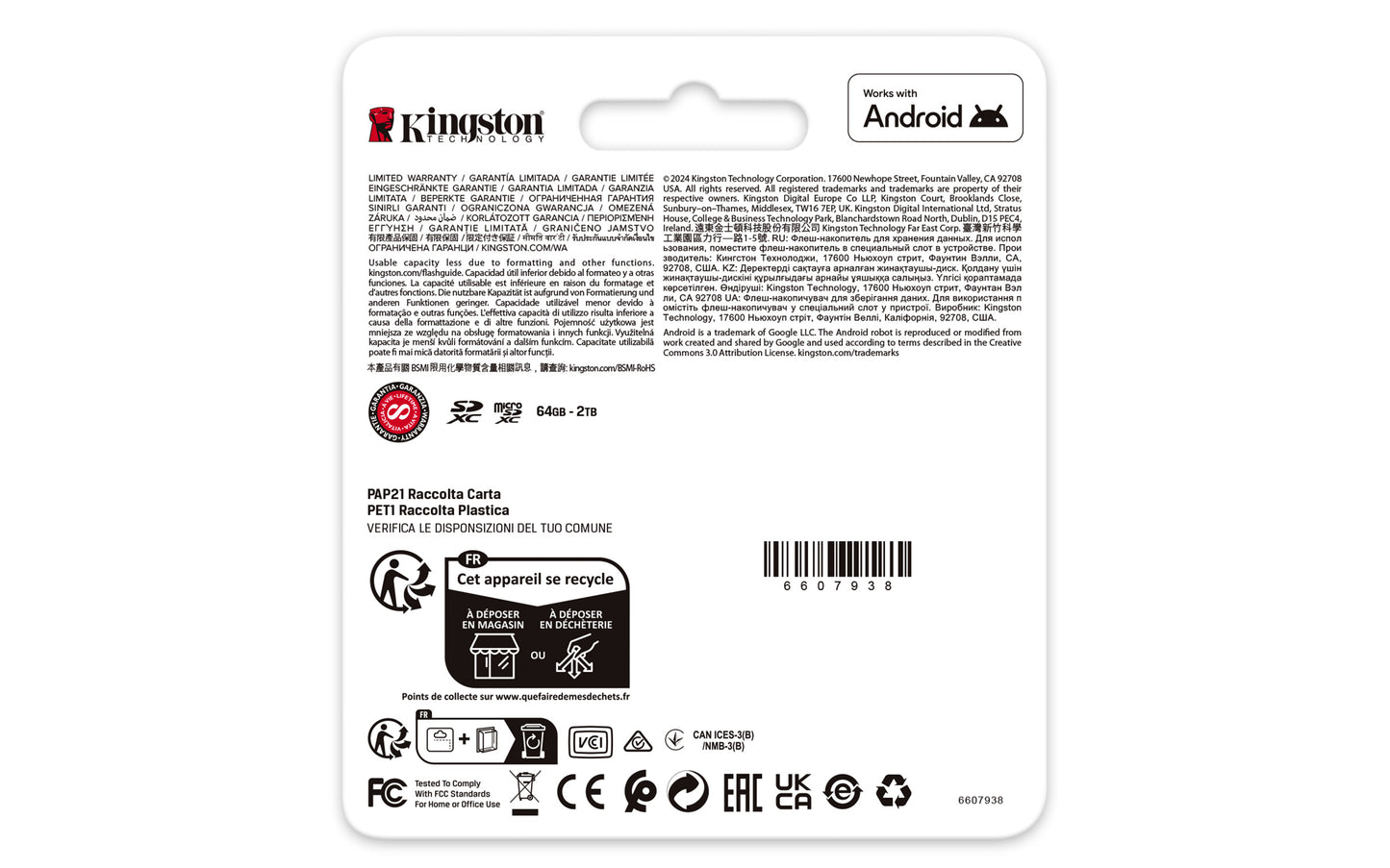 Kingston SDG4/64GB 64GB SDXC Canvas Go Plus – 200MB/s UHS-I U3 V30 Memory Card