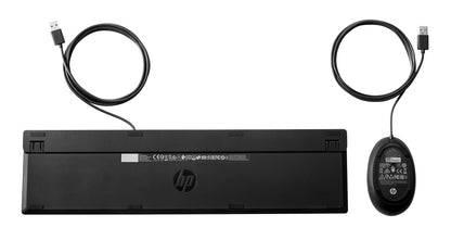 HP 9SR36UT#UUW Wired Desktop 320MK Mouse and Keyboard – USB, Black