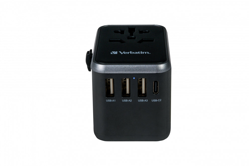Verbatim 49546 Universal Travel Adapter – 61W 5-Port USB Charger