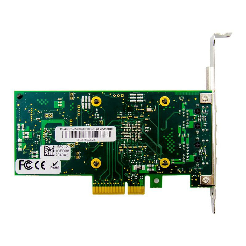 MicroConnect MC-PCIE-X550 PCIe x4 Dual RJ45 10GbE Ethernet Network Card