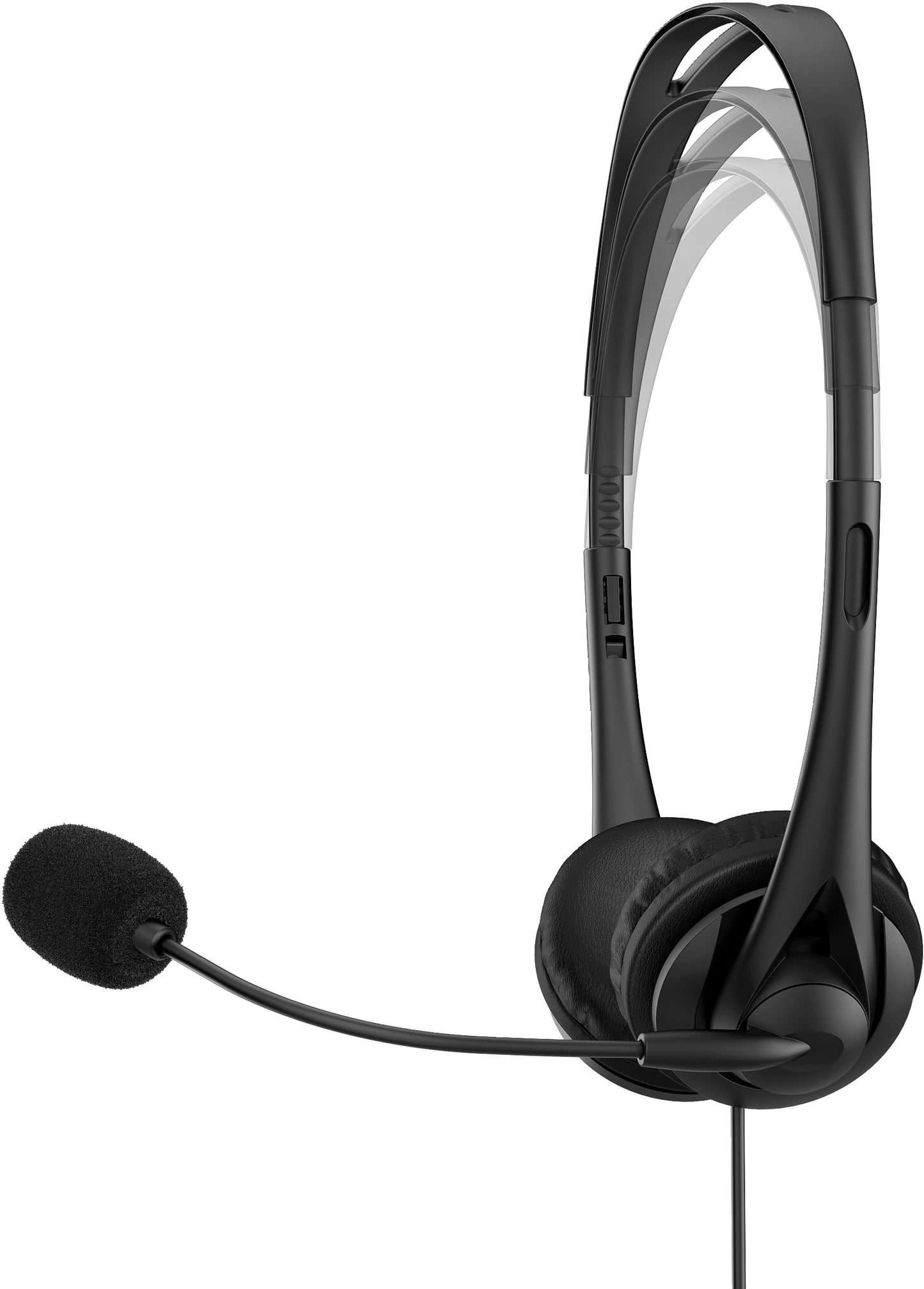 HP 428H5AA Stereo USB Headset G2 Wired Head-band Office/Call Centre Black
