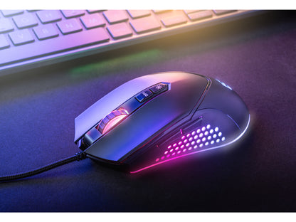 Sandberg 640-20 Azazinator Mouse – Gaming USB 6400 DPI 7-Button RGB