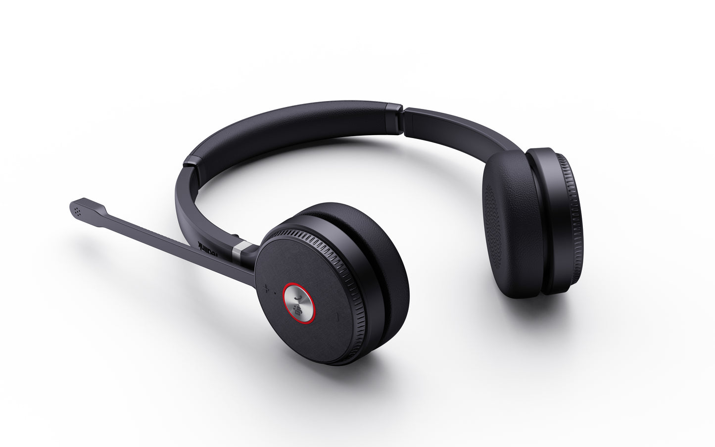 Yealink 1308001 Dual Wireless Headset – Binaural, 160m Range, Black