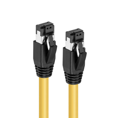 MicroConnect MC-SFTP801Y Cat8.1 S/FTP Network Cable – 1m Yellow LSZH RJ-45 Gold Plated