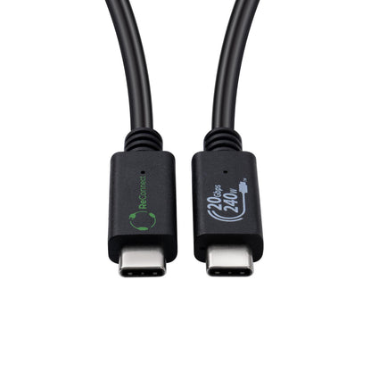 MicroConnect ECO-USB3.2CC0.5 USB Cable – USB 3.2 Gen 2x2 0.5m USB C Black